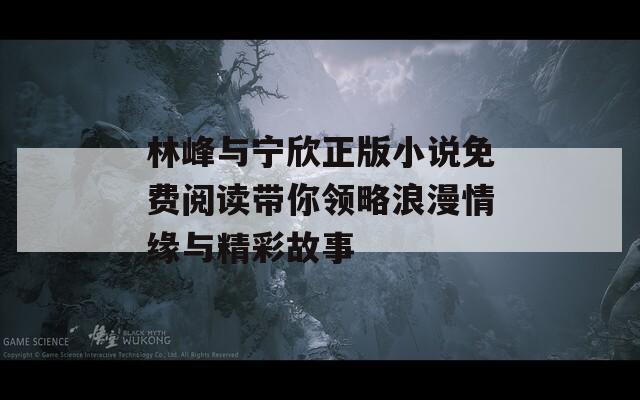 林峰与宁欣正版小说免费阅读带你领略浪漫情缘与精彩故事