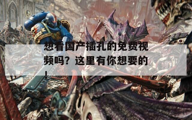 想看国产插孔的免费视频吗？这里有你想要的！