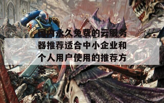 国内永久免费的云服务器推荐适合中小企业和个人用户使用的推荐方案
