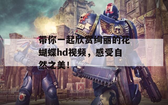 带你一起欣赏绚丽的花蝴蝶hd视频，感受自然之美！