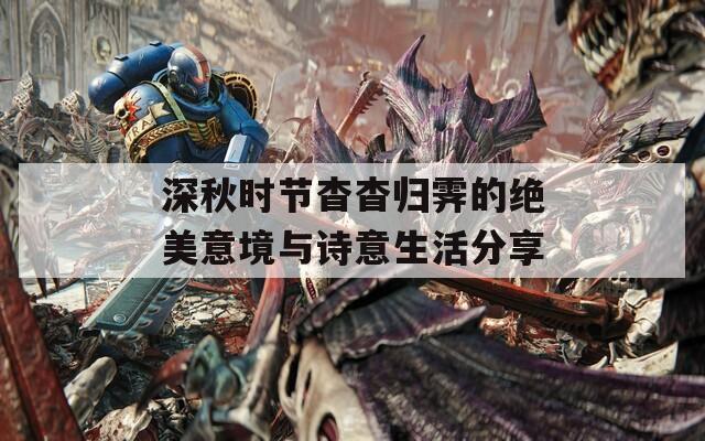 深秋时节杳杳归霁的绝美意境与诗意生活分享