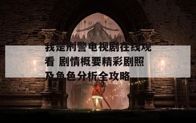 我是刑警电视剧在线观看 剧情概要精彩剧照及角色分析全攻略