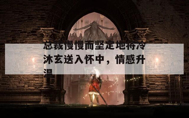 总裁慢慢而坚定地将冷沐玄送入怀中，情感升温