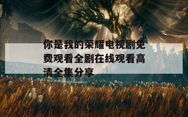你是我的荣耀电视剧免费观看全剧在线观看高清全集分享