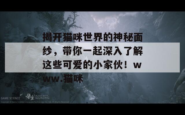 揭开猫咪世界的神秘面纱，带你一起深入了解这些可爱的小家伙！www.猫咪