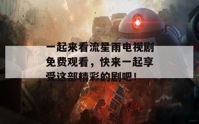 一起来看流星雨电视剧免费观看，快来一起享受这部精彩的剧吧！