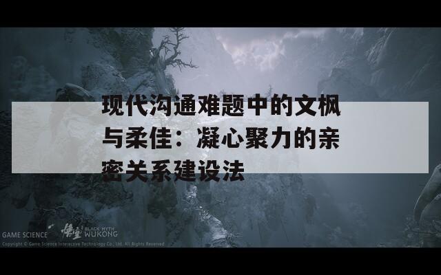 现代沟通难题中的文枫与柔佳：凝心聚力的亲密关系建设法
