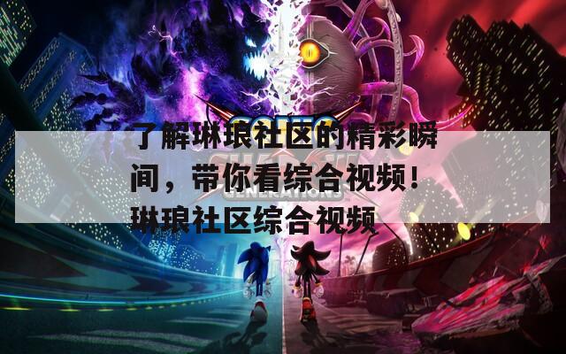 了解琳琅社区的精彩瞬间，带你看综合视频！琳琅社区综合视频