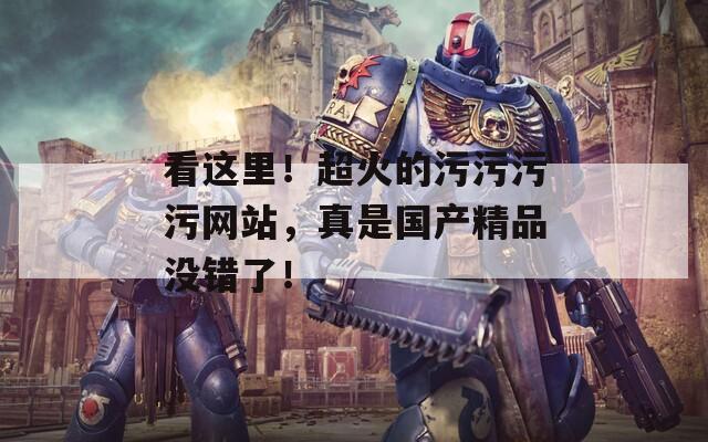 看这里！超火的污污污污网站，真是国产精品没错了！