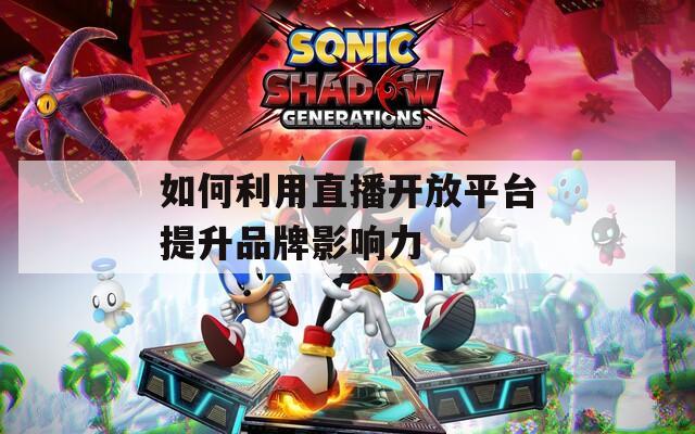 如何利用直播开放平台提升品牌影响力