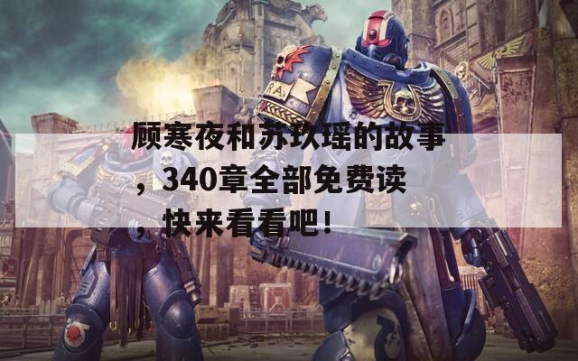 顾寒夜和苏玖瑶的故事，340章全部免费读，快来看看吧！